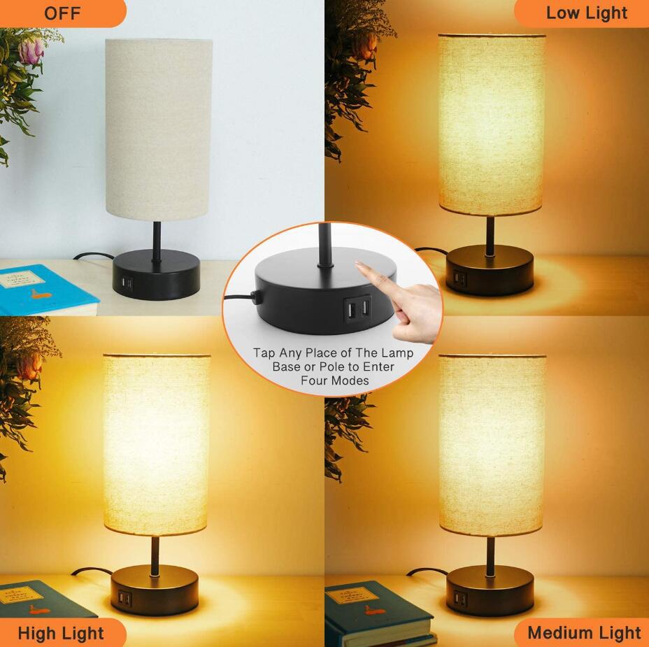 Bedside lamp with USB port - RT Lighting Factory