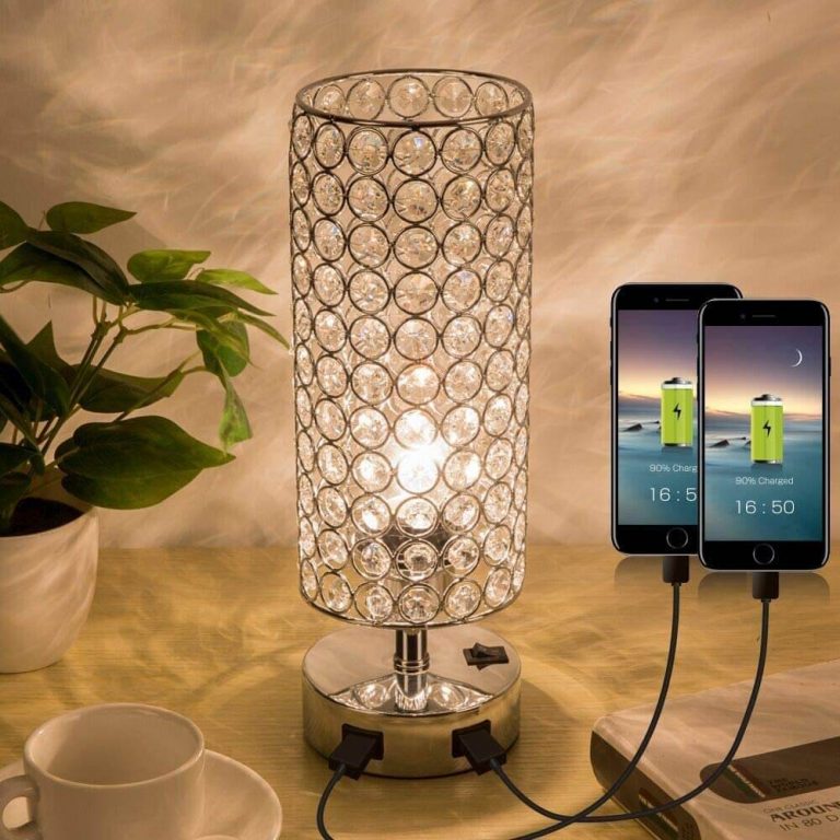 table lamp with usb port and outlet